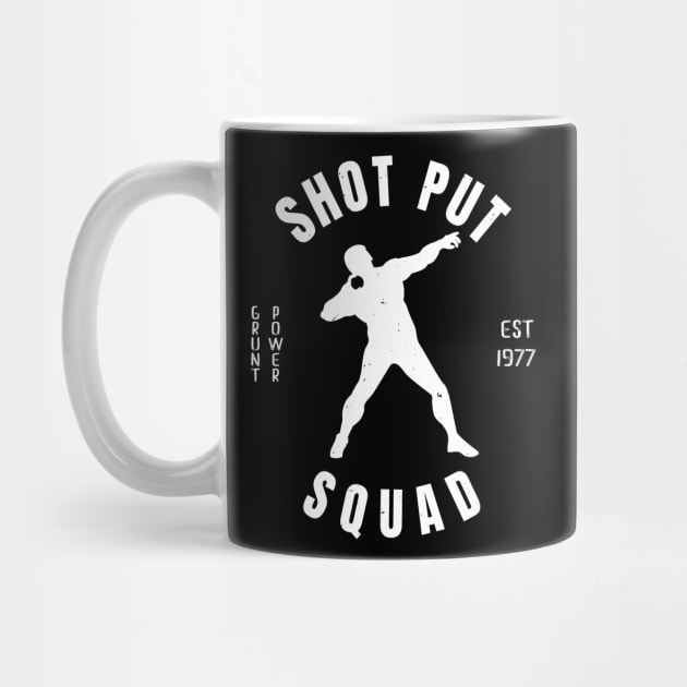 Mens Athletics Shot Put Squad Athlete Gift by atomguy